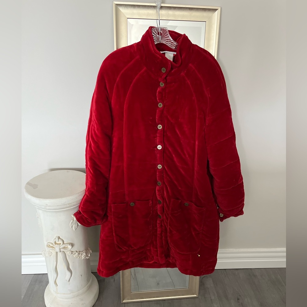 Sonia Rykiel Red Velvet Jacket